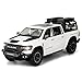 BDTCTK Dodge Ram Mammoth PickUp Truck Model Car Zinc Alloy Pull Back Toy car with Sound and Light for Kids Boy Girl GiftWhite - Image 2