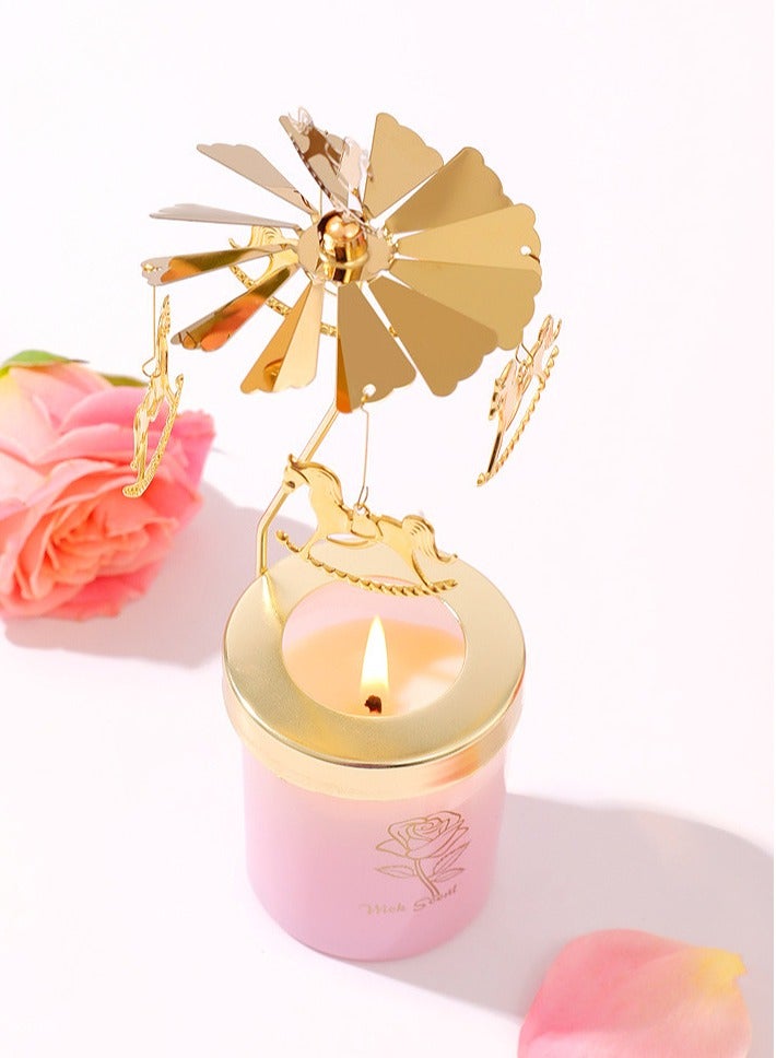 KINGMAZI Gifts For Girls, Scented Candle Gift Box, Soy Candle Scented Candle Gift Box Set, Suitable For Birthday Gifts, Weddings, Party Souvenirs, Bathrooms, Yoga (Rose) - Image 5