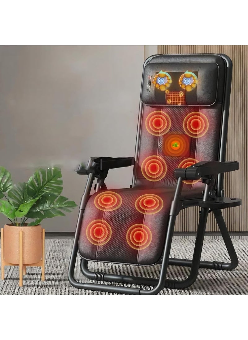 VPGS VPGS Shiatsu Massage Chair for Stress Relief Heavy Duty Recliner Chair with Builtin Heat Therapy for Back Pain Relief Full Body Massage at Home 