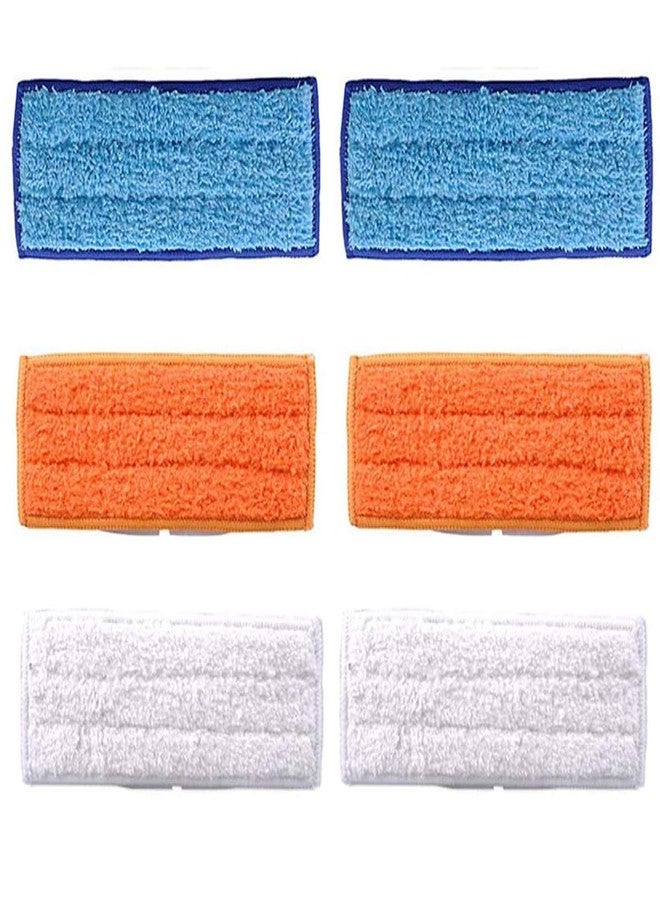 ilovelife 6 Pack Mopping Pads for iRobot Braava Jet 240 241 245 (2 Wet Pads, 2 Damp Pads, 2 Dry Pads), Washable and Reusable - Image 1