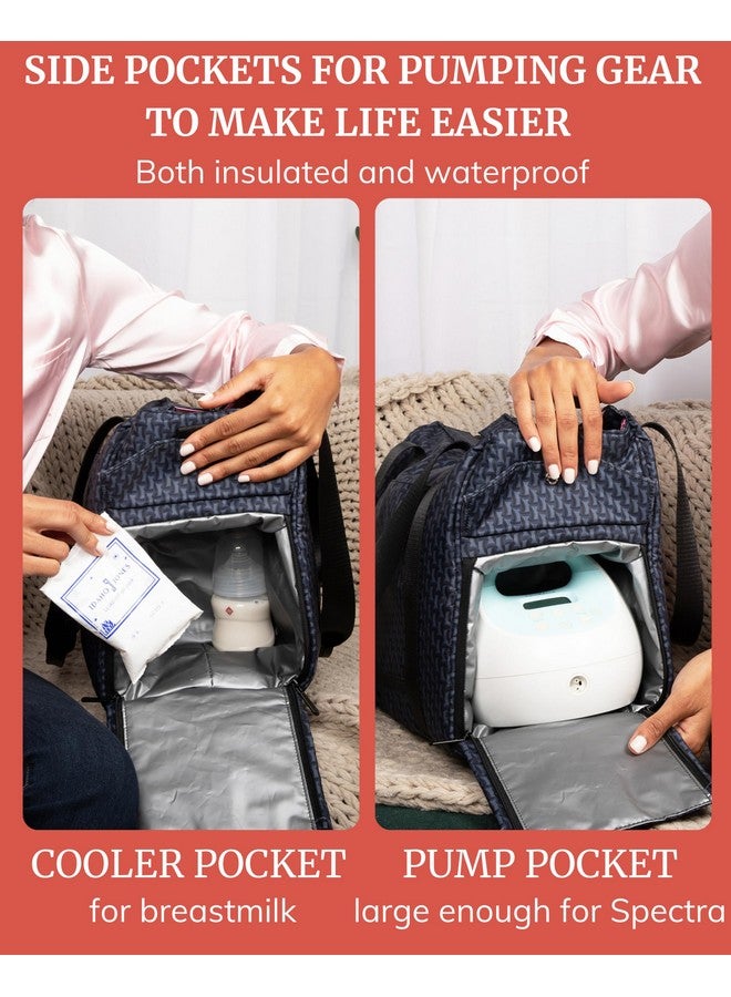 Idaho Jones Breast Pump Bag For Work With Cooler - Tote For All Breastpump, Spectra & Medela - Organizer For Pumping Essentials - Carrying Case For Working Moms - Ellerby - Image 3