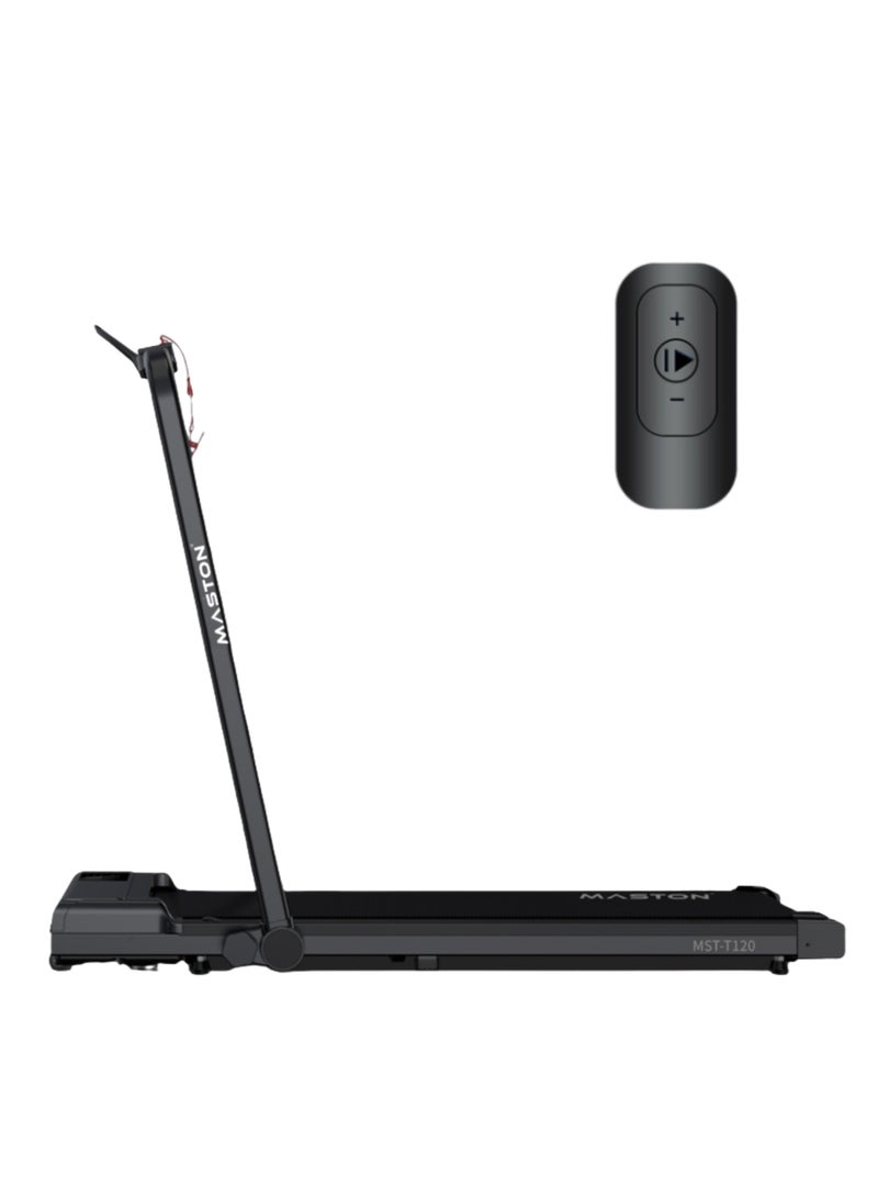 Maston Walking Pad Under Desk Treadmill With Led Display & Remote Control, Portable Treadmills Motorized Running Machine For Home Office Use, 1-12Km/H 120Kg Capacity - Image 1