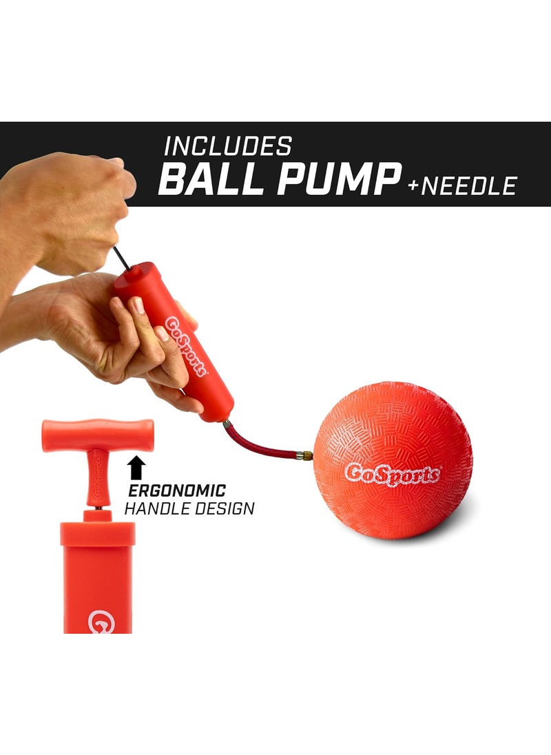 GoSports GoSports Inflatable Dodgeballs  Choose 5 Inch or 7 Inch No Sting Balls  Set of 6 Includes Ball Pump  Mesh Bag  - Image 2
