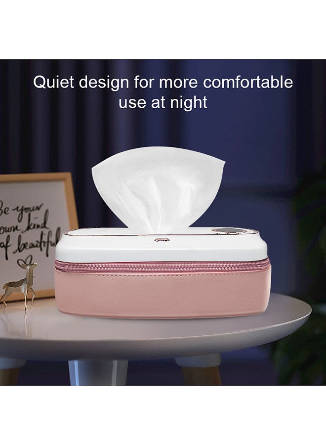 Baby Wipe Warmer USB Infant Wet Wipes 5000mah 45-55℃ Dispenser Portable Diaper Wipe Warmer with Temperature Heating Control Large Capacity Evenly Overall Heating Adjustable LED Display Wipe HeatingBox  - Image 4