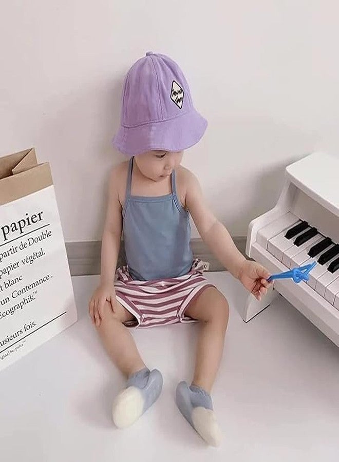 ARUP أحذية المشي الأولى للأطفال من ARUP، جوارب أرضية، قطن سادة، خفيف الوزن، نعل ناعم، سيليكون غير سام مانع للانزلاق، قماش لطيف على البشرة، أحذية كاجوال مضادة للانزلاق، مناسبة للحفلات والاستخدام الداخلي للأطفال الصغار من الأولاد والبنات (نظام مقاسات الأحذية البريطاني، نطاق عمر الأطفال الصغار، متوسط، سنتان وسنتان ونصف). - Image 3