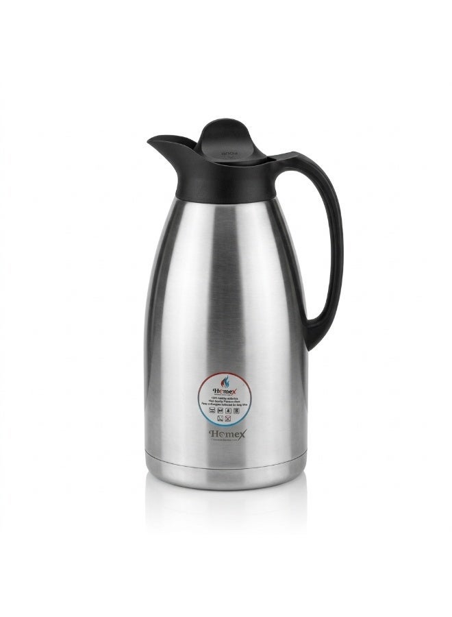 Homex Stainless Steel Tea Coffee Vacuum Flask Thermos 3L, Double Wall Insulation Hot Cold Water/Tea/Coffee Flask BPA-Free Leak-Proof for Home Office Outdoor - Image 2