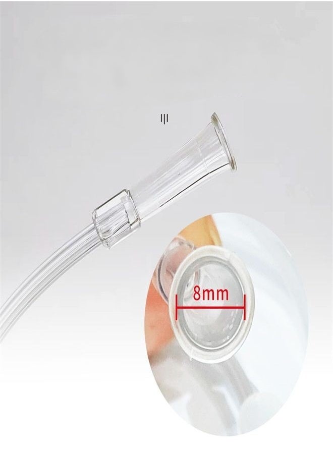 Generic - Medical Nasal Oxygen Cannula Double Nostril Transparent Breathing Machine Oxygen Tube Oxygen Supply Tube High-Flow Breathing Tube - Image 1