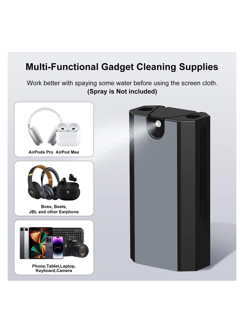 Keyboard Cleaner kit, Portable Multifunctional Cleaning Tool for PC Monitor/Earbud/Cell Phone/Laptop/Computer/Bluetooth Earphones(Black) - Image 5