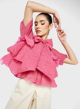 Front Knot Tie Detail Top