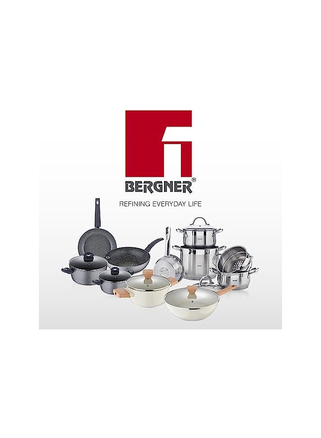 بيرجنر بيتزا جورميه خشبية مستطيلة طبيعية بمقبض 45 × 30 سم، BG4925 - Image 4