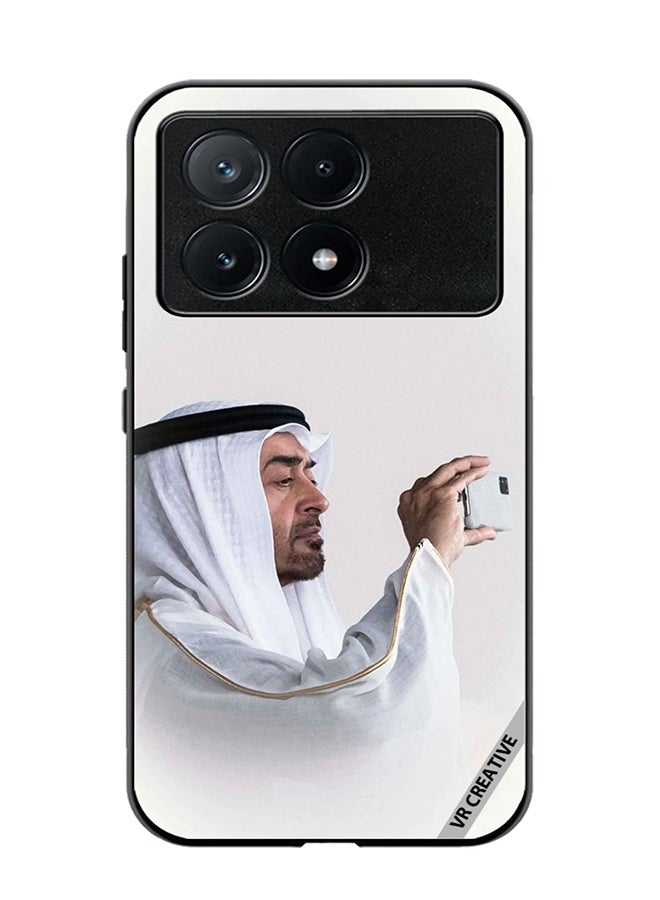 VR CREATIVE Protective Case Cover For Xiaomi Poco X6 Pro Sheikh Mohamed Bin Zayed Al Nahyan Design Multicolour - Image 1
