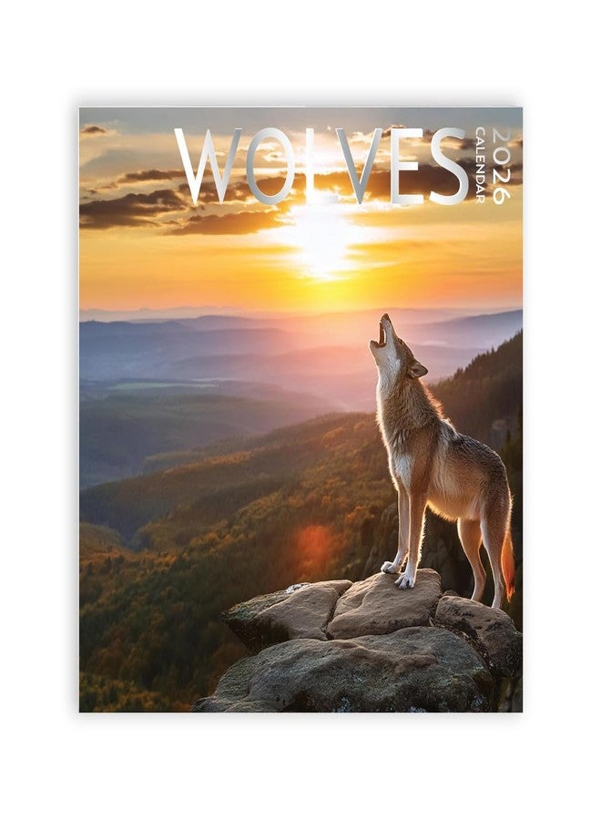 ARTICO Wolf Calendar 2026, Large 12 x 12 inch, Wolf Wall Calendar, Gift for Wolf Lovers, Cute Calendar for girls or boys - Image 1