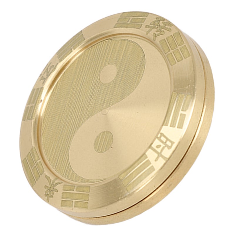 Slider Lucky Coin Metal Decompression Portable Tai Chi Cycle Slider Lucky Coin for Daily Life - Image 5