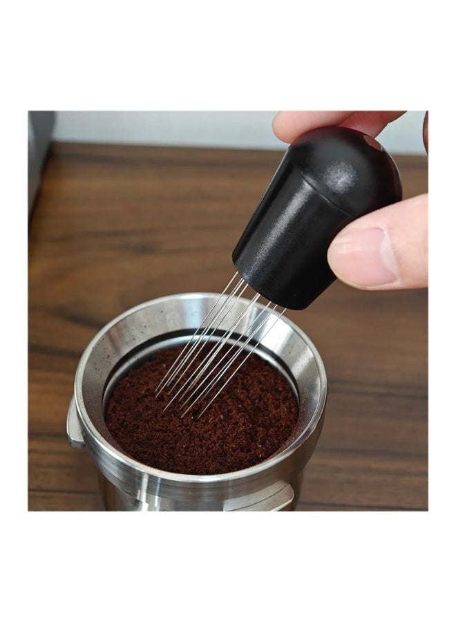 Chabeia Coffee Stirrer, Needle Espresso Powder Stirrer Distributor Leveler , Coffee Tools With Aluminum Stand, Stirring Distribution Barista Accessories (Black) - Image 5