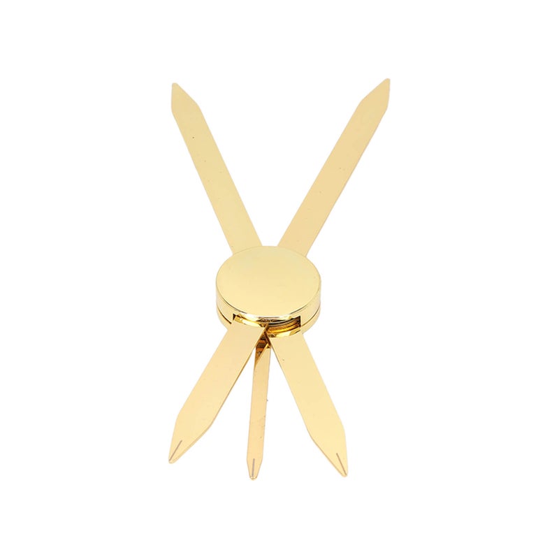 Compass Eyebrow Ruler Adjustable Accurate Positioning Stainless Steel Material Gold Compass Design Brow Measuring Tool - Image 4