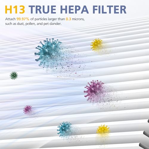 Ecleanfy 2-Pack F100 Filter Compatible with Instant AP100 Air purifi-er, 4-Stage Filtration with H13 Grade and Activated Carbon Filter, Compare to F100 - Image 5