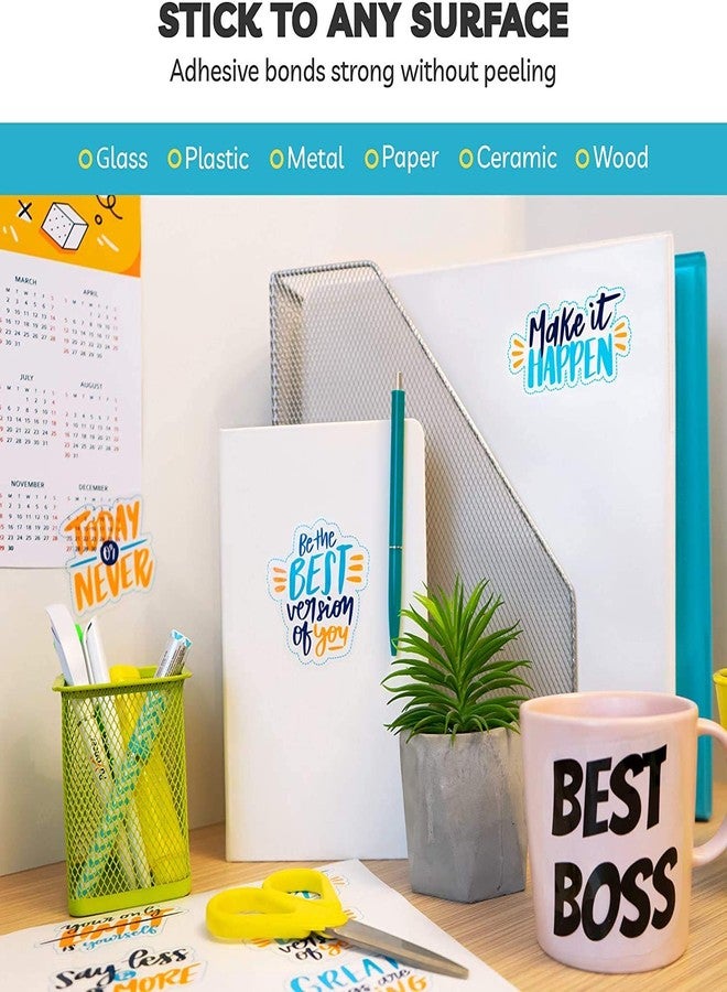 True-Ally ورق لاصق شفاف للصور من True-Ally، 50 ورقة، مناسب للطابعات النافثة للحبر والليزر (شفاف)، مقاوم للماء، يجف بسرعة، مقاوم للتمزق، طباعة ملصقات فنية يمكنك صنعها بنفسك (مقاس A4 - 50 ورقة). - Image 4