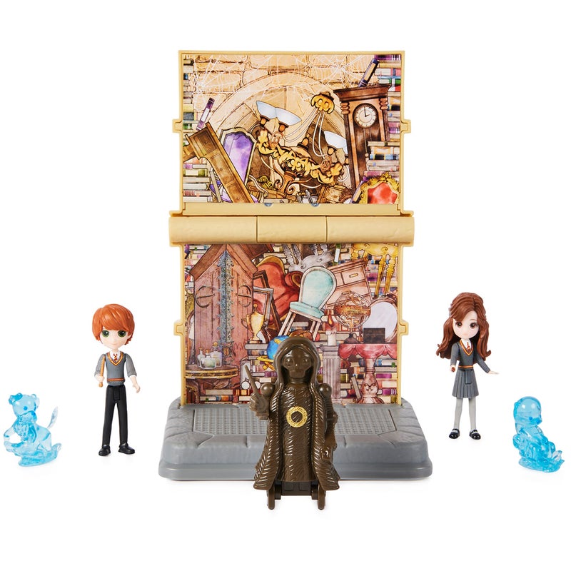 Wizarding World Harry Potter, Room of Requirement 2-in-1 Transforming Playset with 2 Exclusive Figures and 3 Accessories, Kids Toys for Ages 5 and up - Image 3