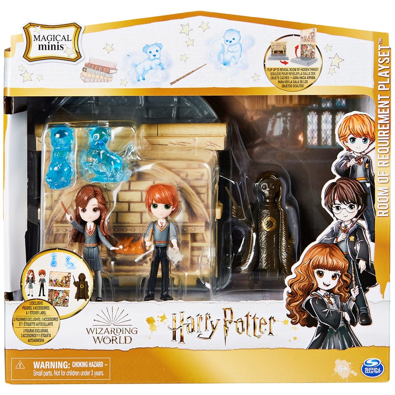 Wizarding World Harry Potter, Room of Requirement 2-in-1 Transforming Playset with 2 Exclusive Figures and 3 Accessories, Kids Toys for Ages 5 and up - Image 2