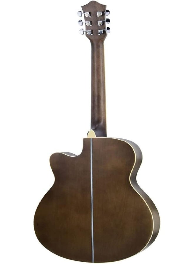 Megarya Acoustic Guitar 40 inch TBS - Image 5