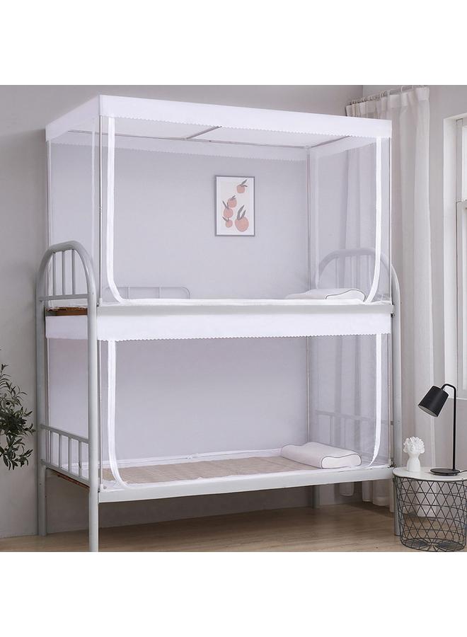 Bluejw 71TX Student Mosquito Net Dormitory Dedicated Upper And Lower Bunks Universal 0.9m Single 0.8 Dormitory Residential Transparent Telescopic - Image 1