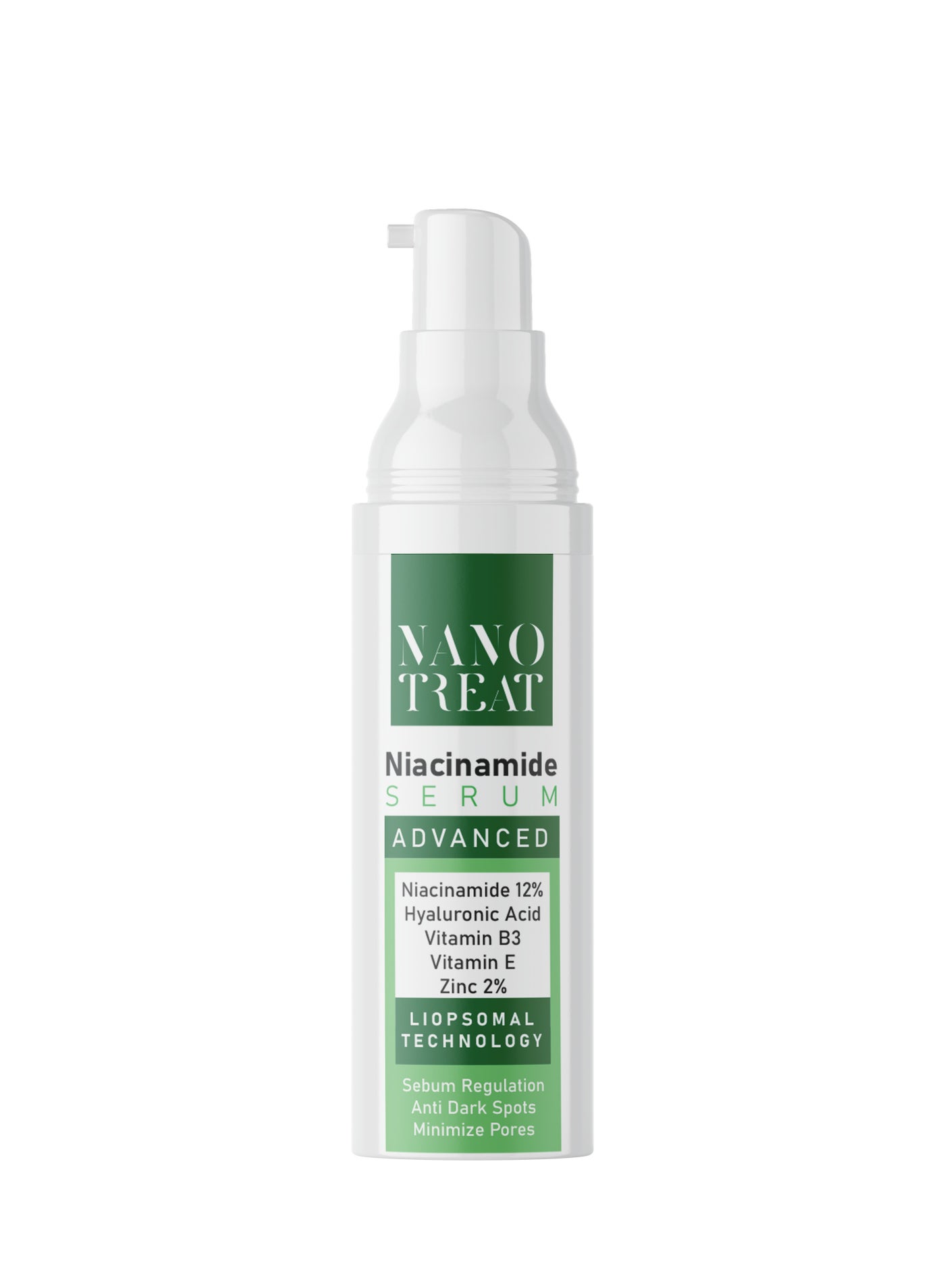Niacinamide 12% & Zinc Serum - With Hyaluronic Acid & Vitamin E