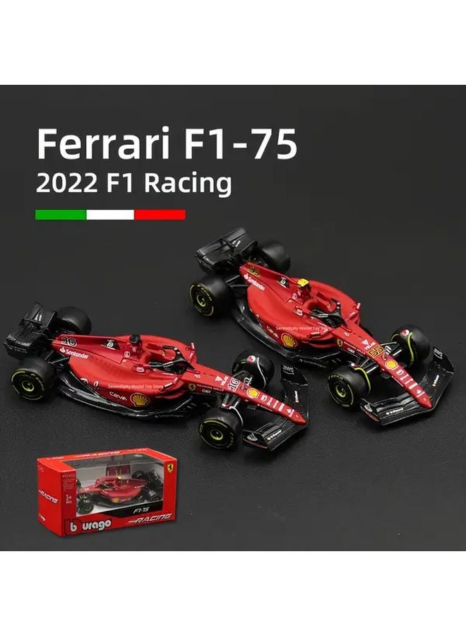 فيراري F1 75 رقم 16 مقياس 1:43 سيارة مصنوعة من السبائك المعدنية لعبة سباق قابلة للجمع - Image 2