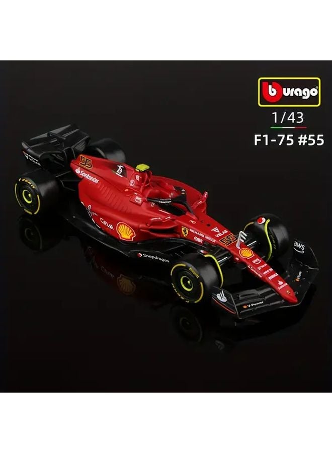 فيراري F1 75 رقم 16 مقياس 1:43 سيارة مصنوعة من السبائك المعدنية لعبة سباق قابلة للجمع - Image 5