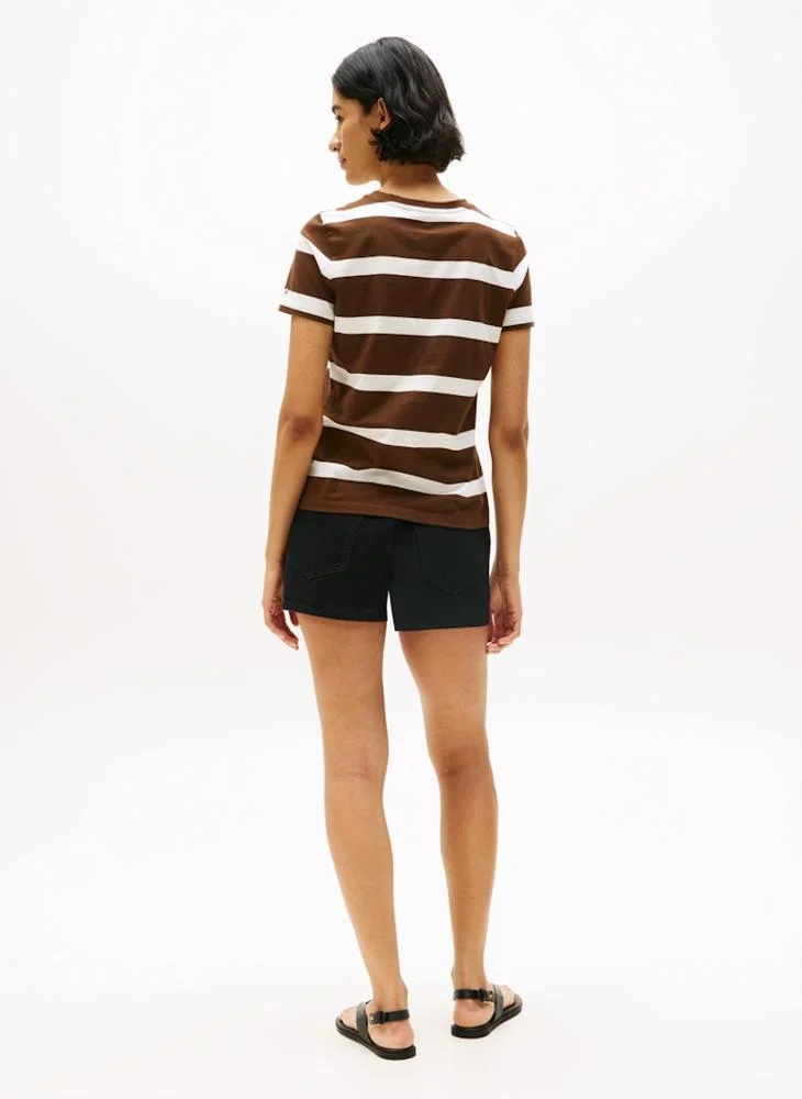 TOMMY HILFIGER Striped Crew Neck T-Shirt