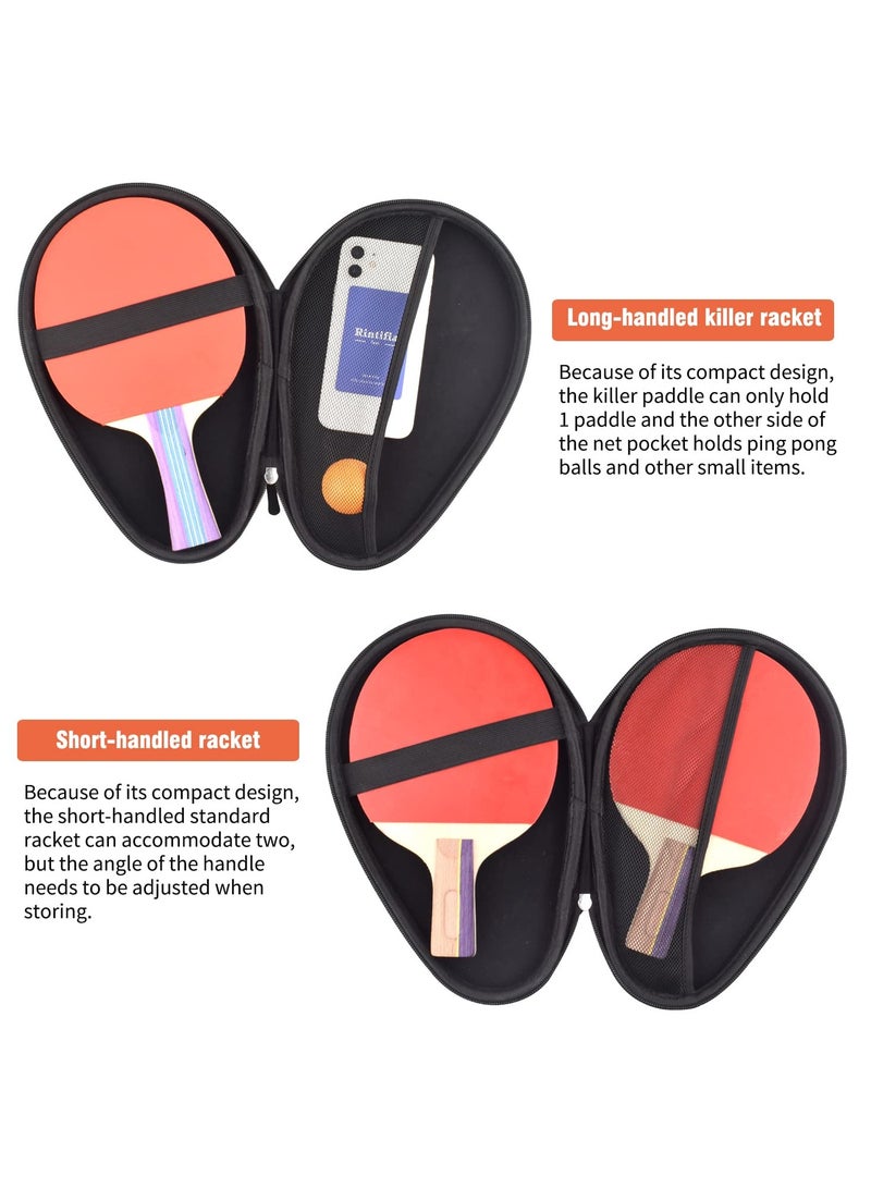 Barakah حقيبة مضرب بينغ بونغ، غطاء مضرب تنس الطاولة، حقيبة تخزين محمولة لمضرب بينغ بونغ لحماية وحمل مضرب بينغ بونغ، مقاومة للسقوط ومتينة - Image 2