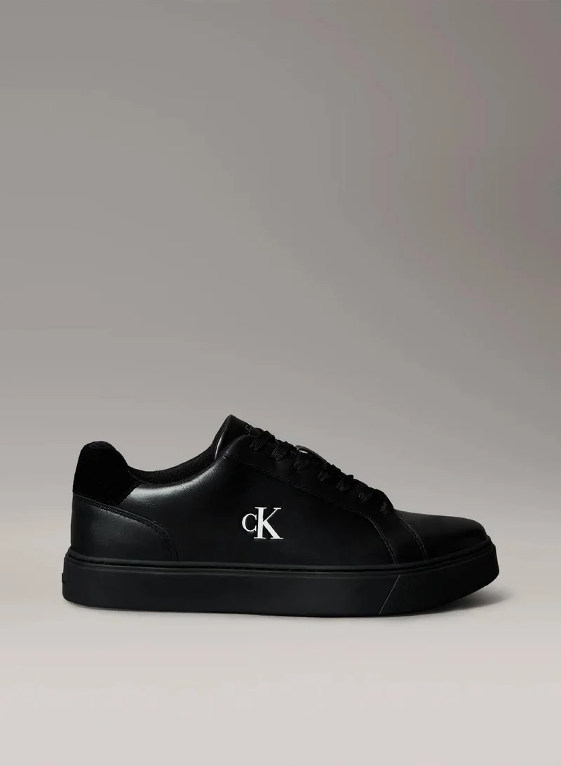 Calvin Klein Jeans Smooth Leather Flexible Sole Trainers