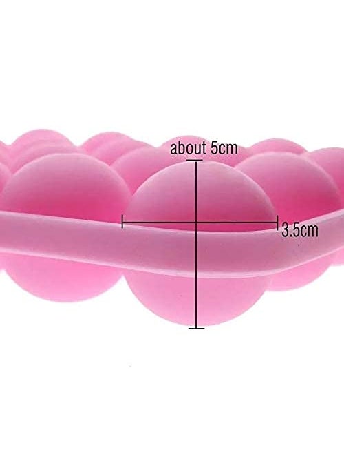 BAKING SET Baking Set Silicone Cake Mould 20 Cavity Half Circle Mould Party Cupcake Baking Mould Cake Pop Stick Mould Best Pies with Stick  - Image 5