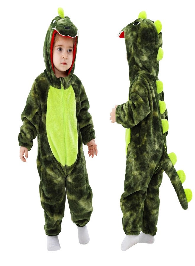 TONWHAR Infant And Toddler Halloween Cosplay Costume Kids' Animal Outfit Snowsuit(2-3T,Army) - Image 1