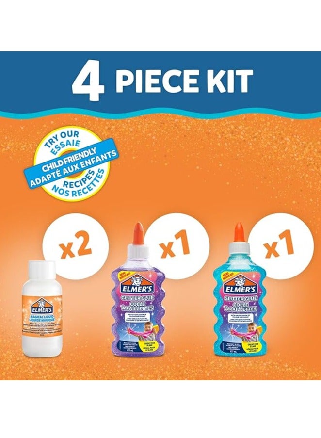 إلميرز طقم سلايم لامع مكون من 4 قطع متعدد الألوان - Image 2