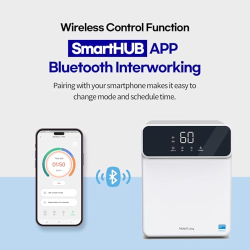 Hubdic HubiBaby 4-in-1 UVC Cleaner and Dryer for Baby Bottles XL Large Inner Capacity Multifunctional Smart Control with Bluetooth APP - Image 3
