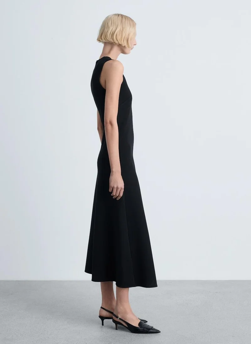 مانجو Flared Midi-Dress