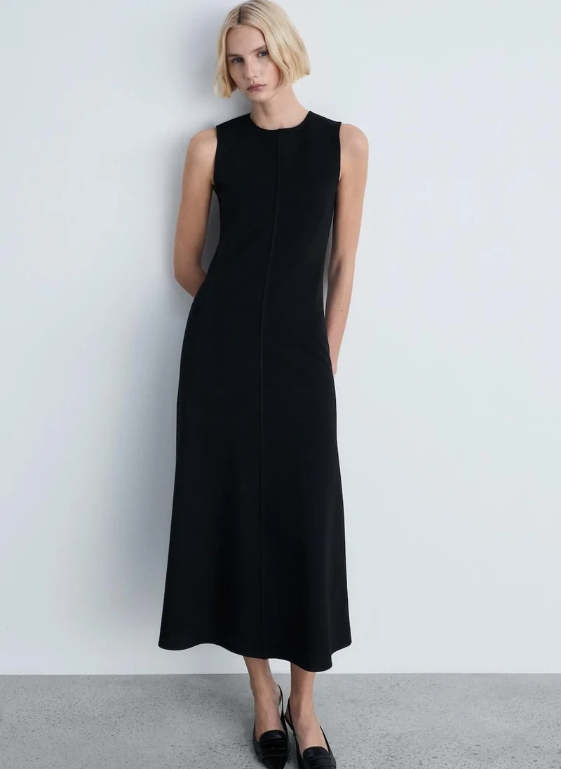 MANGO Flared Midi-Dress