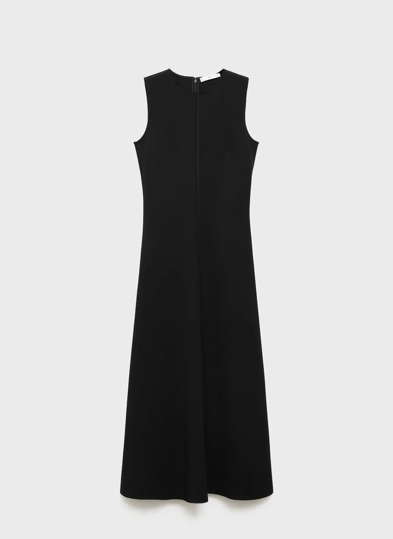 MANGO Flared Midi-Dress