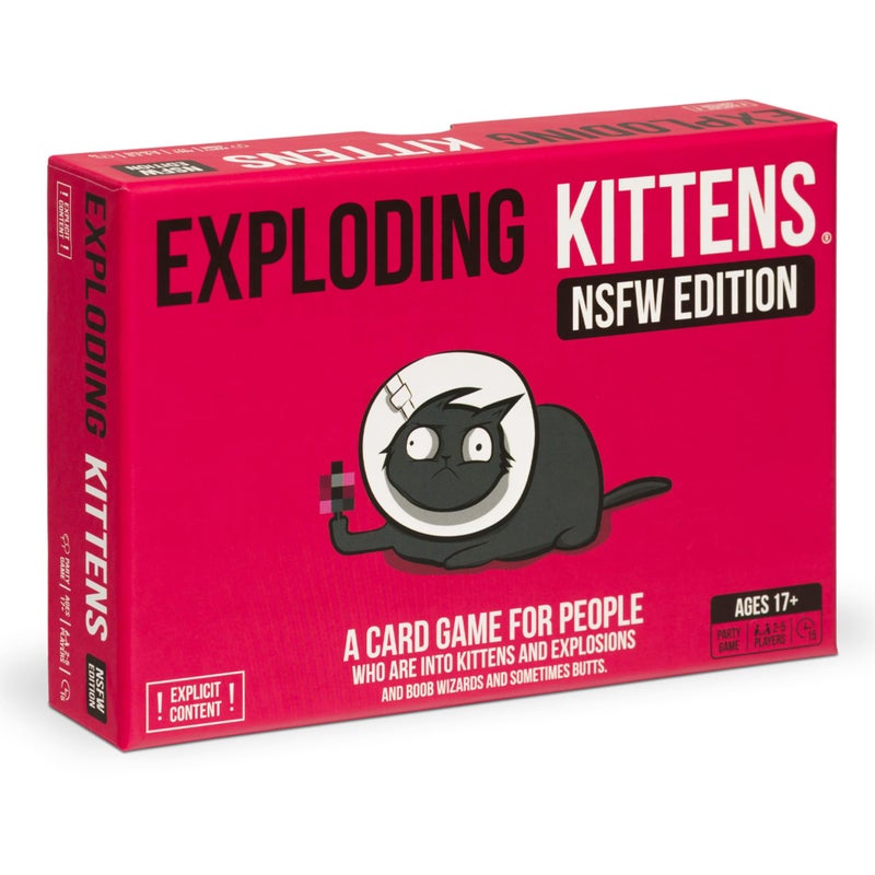 Exploding Kittens NSFW Edition 25 Players Ages 17 15 Minutes to Play Party Family Card Game for Adults - Image 2