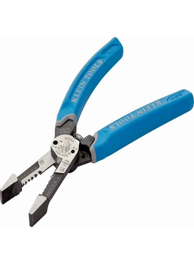 Klein Tools K12035 Klein-Kurve Wire Cutters, Made in USA, Heavy Duty Wire Stripping Tool - Image 1