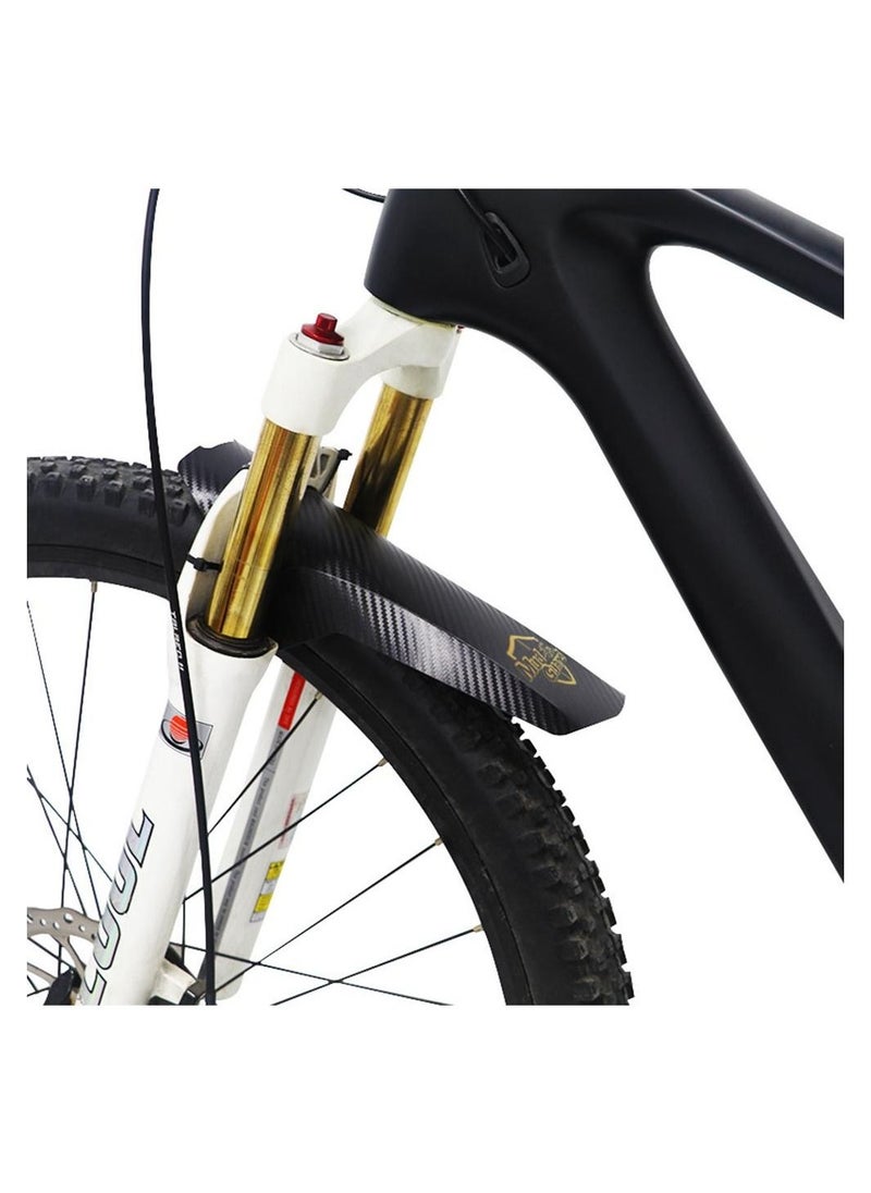 SYOSI 1 Pair Universal Front and Rear Bicycle  Mud Guards, Mountain Bicycle Mud Guards Fits 20"/24"/26"/27.5"/29" Bikes Fat Tire Bike Mud Guards Disc Brake Bicycle Mud Guards Front and Rear Bicycle Fenders  - Image 2