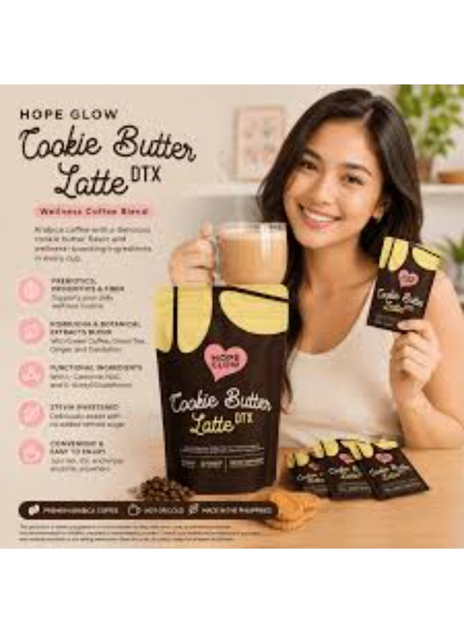 Hope glow cookie butter latte 8 sachets - Image 2