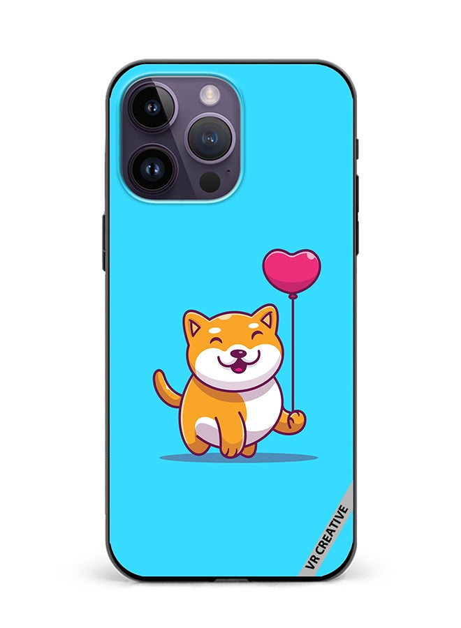 VR CREATIVE Protective Case Cover For Apple iPhone 16 Pro Cute Dog Design Multicolour - Image 1