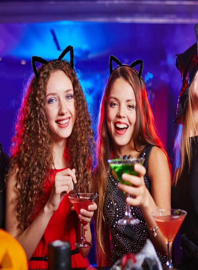 وايفل طوق رأس بأذني قطة سوداء من WHAVEL - زي تنكري لطيف على شكل أذني ثعلب من الفرو، مناسب لحفلات الهالوين - Image 5