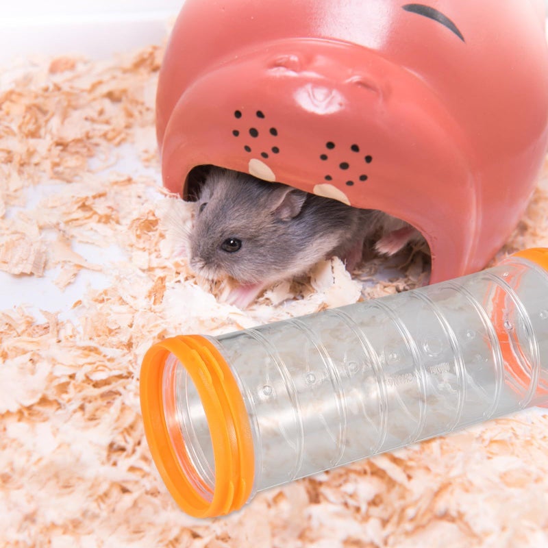 Thickened Plastic Hamster Tube Expandable Tunnel Connector Small Pets Clear Design - Image 5