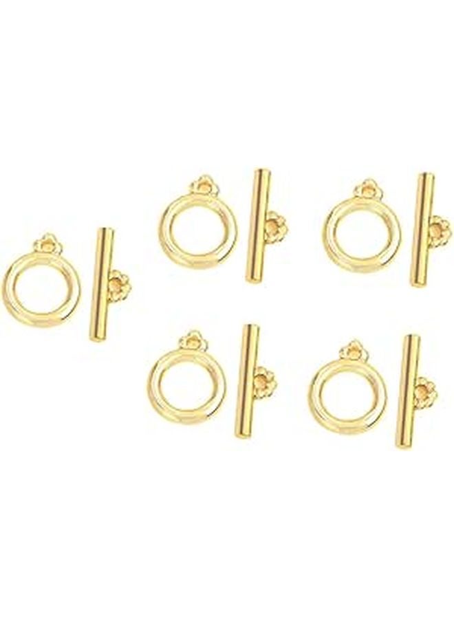 Toggle Clasp 5 Sets Bar Closure Connectors For Bracelets Necklaces Jewelry Making - Image 1