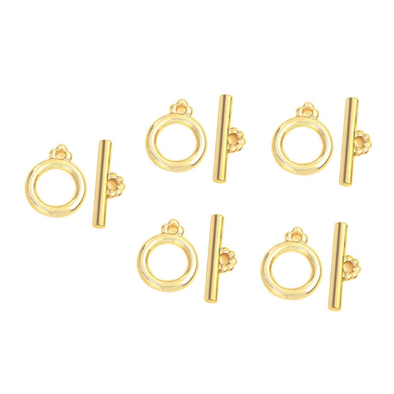 Toggle Clasp 5 Sets Bar Closure Connectors For Bracelets Necklaces Jewelry Making - Image 2