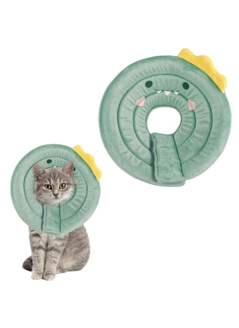 KASTWAVE Cat Cone Collar Soft, Adjustable Cat Recovery Collar, Cat Cones After Surgery for Kittens, Pet Protective Elizabethan Collar After Surgery for Kittens Puppies Small Dogs