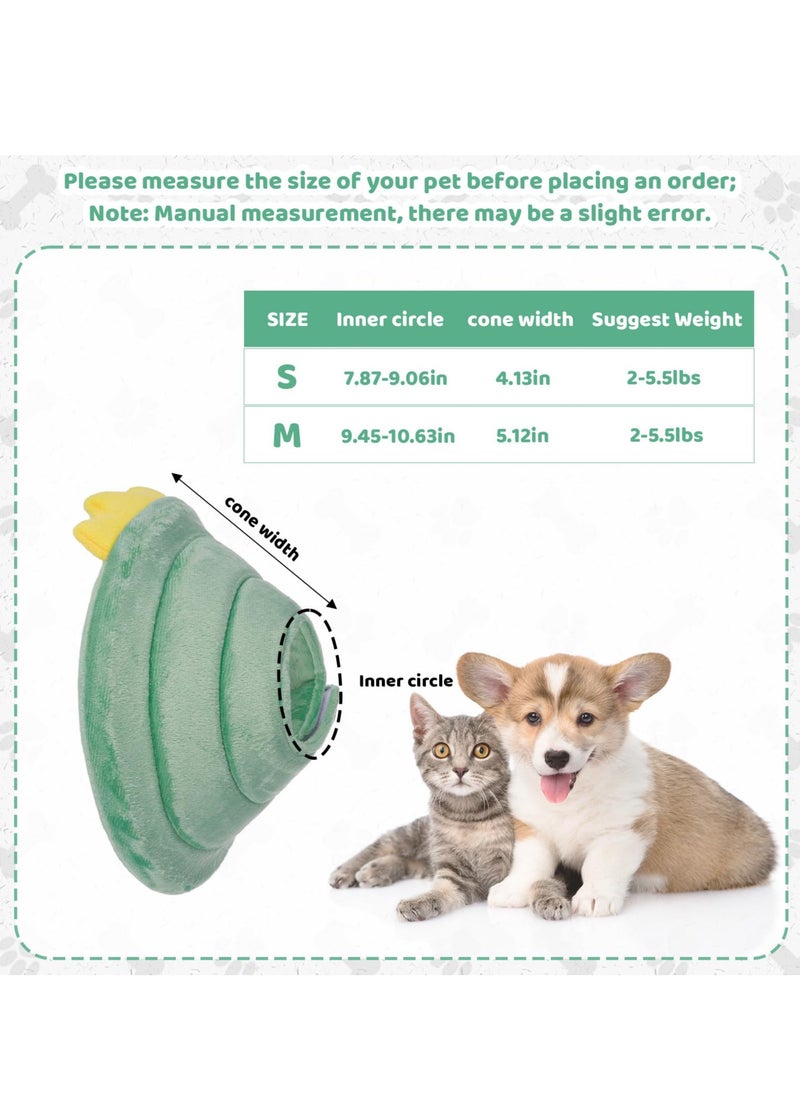 KASTWAVE KASTWAVE Cat Cone Collar Soft, Adjustable Cat Recovery Collar, Cat Cones After Surgery for Kittens, Pet Protective Elizabethan Collar After Surgery for Kittens Puppies Small Dogs  - Image 3