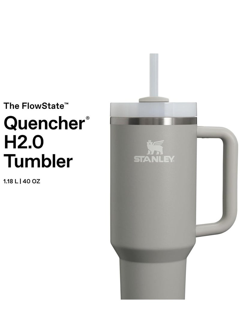 Stanley Travel Mug | Keeps cold drinks fresh for 11 hours – Keeps iced drinks fresh for 48 hours – Stainless steel travel mug with straw, handle, and lid – Dishwasher-safe travel mug - Image 2